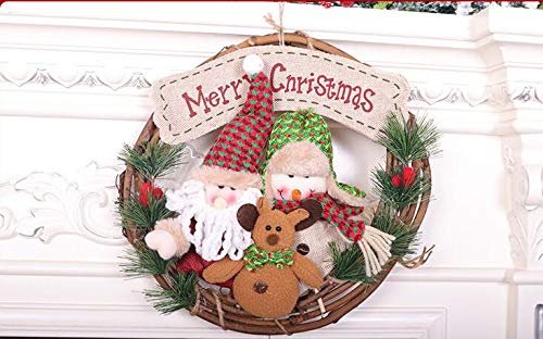 Amazon.com: 12.6'' Christmas Wreaths for Front Door Window Wall