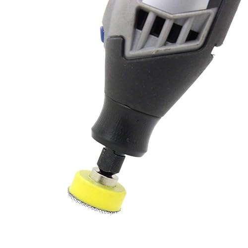 Miniatura 2 de AUTOTOOLHOME 110 discos de lija de 1 pulgada con 2 almohadillas de pulido de vástago de 18, gancho y bucle, accesorio de herramienta abrasiva de