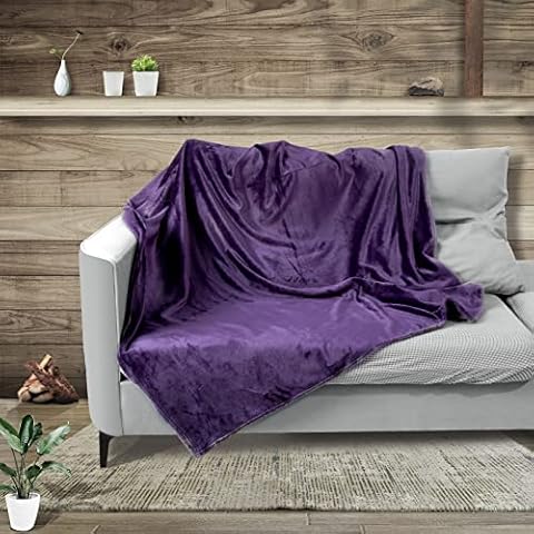 TSHUAB Manta de Forro Polar Cepillado, súper Suave y acogedora Cover