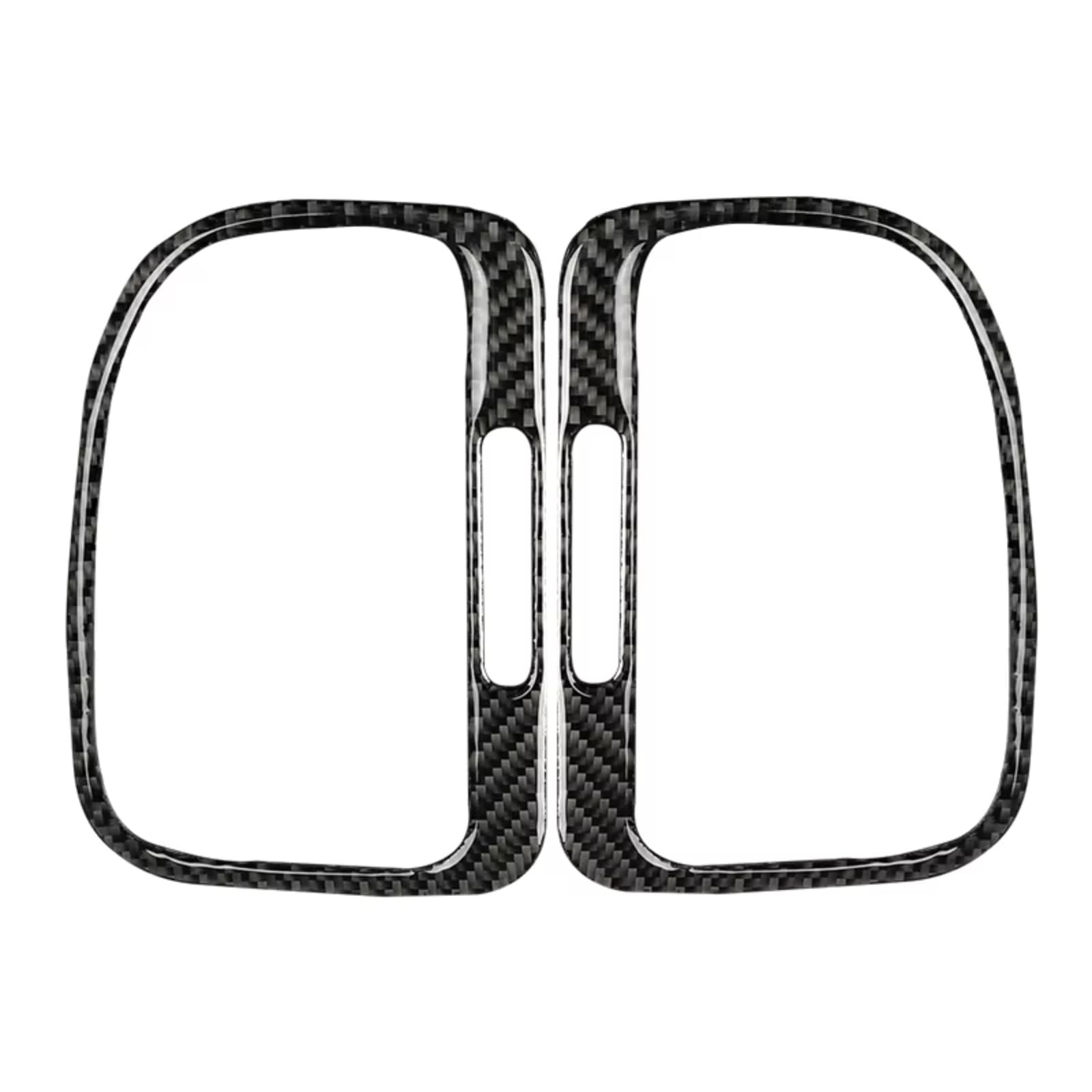 Amxaqjc Black Car Interior Moulding Trim For Vw For Golf 6 For Gti R For Mk6 2008-2012 Car Instrument Panel Left Right Air Vents Decoration Stickers Accessories(Black)