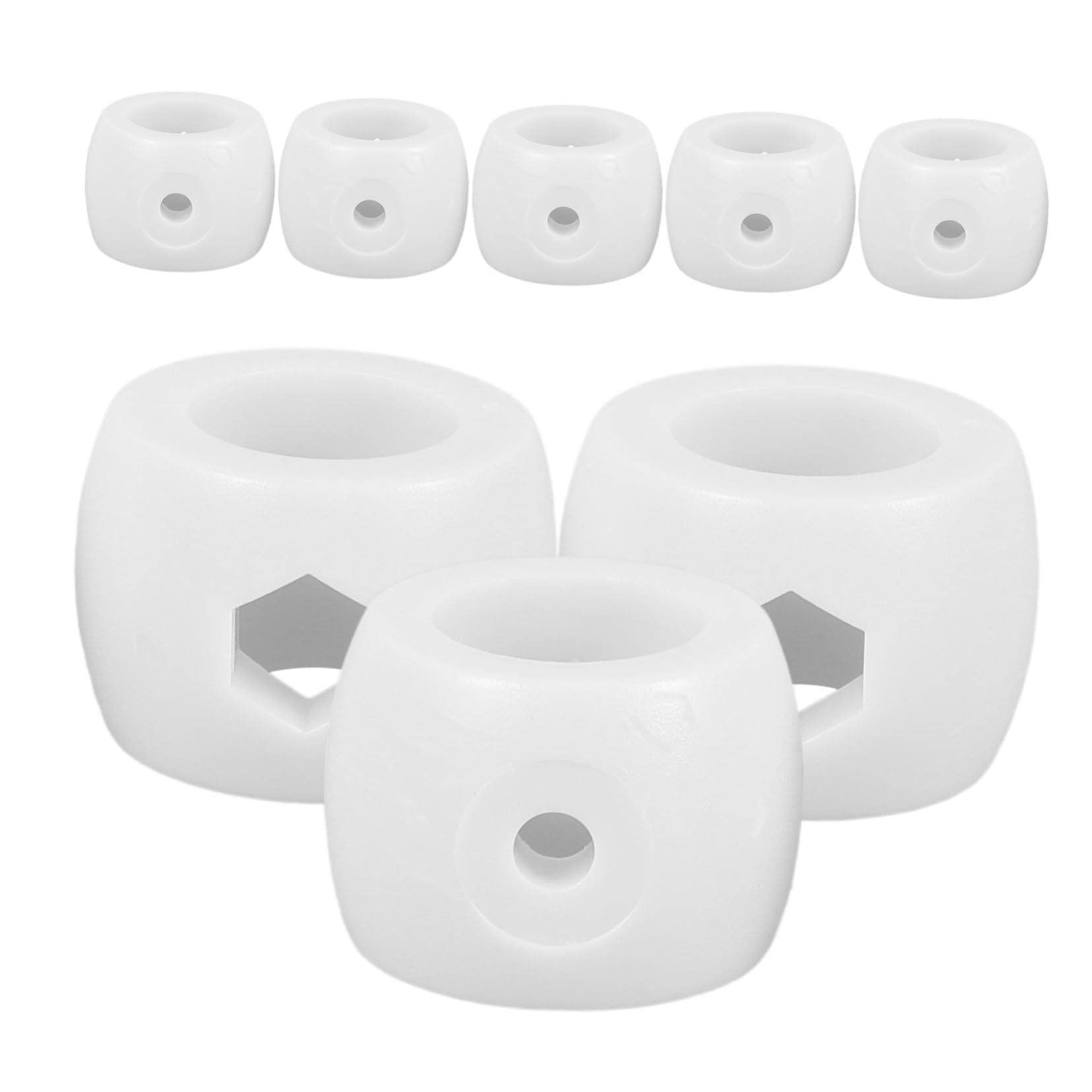 BESPORTBLE 24 pezzi Accessori Calcio Balilla Plastica Posizionatore Aste Goal Parti Ricambio Tavolo Calcio