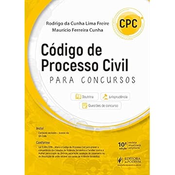 Capa do livro Código de Processo Civil Para Concursos