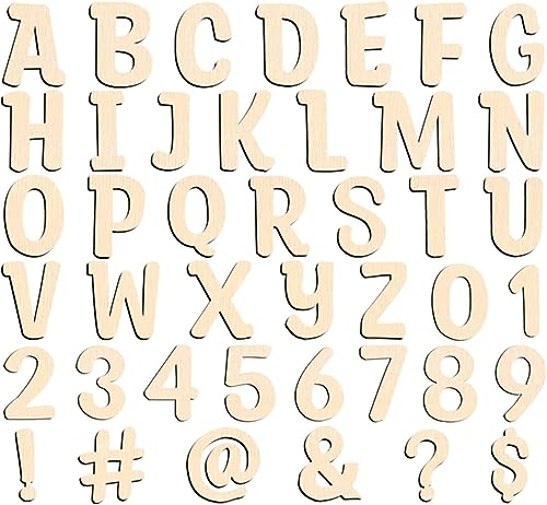 168Pcs Wooden Letters for Crafts 25mm Unfinished 1 inch Wood