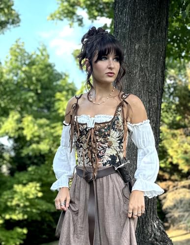 Image of Scarlet Darkness Women Renaissance Corset Pirate Bustier Top Bodice Bodyshaper