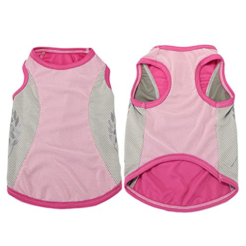 Dog Clothes Cooling Shirts for Small Dogs Boy Girl Yorkie Chihuahua,Summer Dog Cooling Vest Breathable Pet Mesh T-Shirts Quick Dry Doggy Clothes for Small Medium Large Dogs Apparel