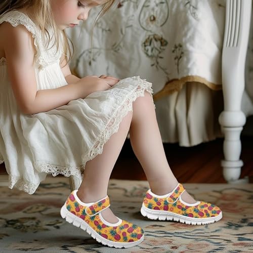 Coloranimal Mary Jane Shoes for Girls Casual Dress Shoes Single Buckle Princess Shoes Girls Flats Back to School Uniform Shoes4