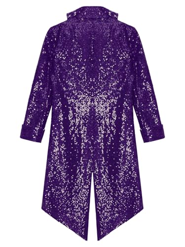 Moily Kids Girls Boys Sequins Steampunk Tailcoat Jacket Vintage Gothic Long Coat Medieval Victorian Frock Coat4