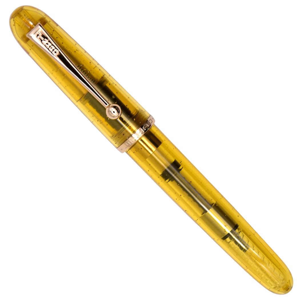 Ranvi Jinhao 9013 Fountain Pen Heartbeat Point,Medium Nib 0.7mm Office Writing Ink Pen with Converter(Yellow) โ image 1
