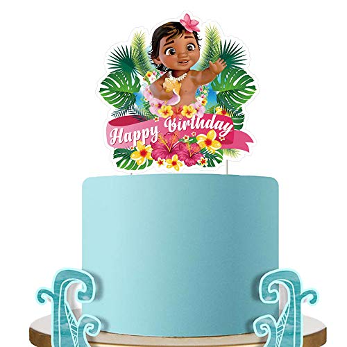 1 Moana Cake Topper Cupcake Decorations Birthday Party Topper for Children