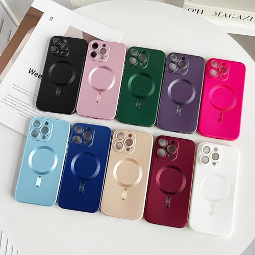 Coque antichoc iPhone 14 Pro rose magnétique résout les rayures écran et objectif