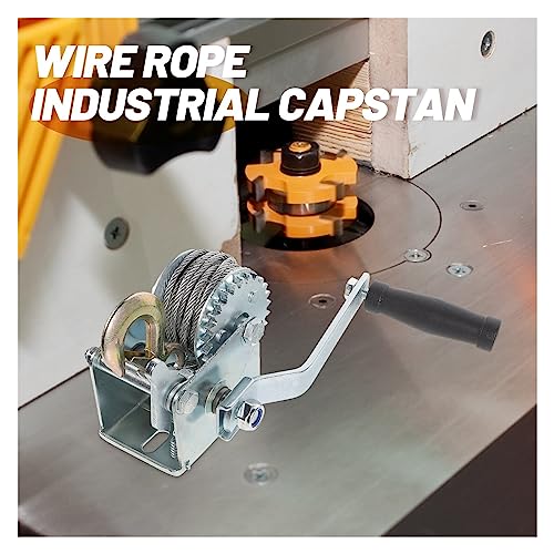 Cabrestante eléctrico mini para carga 500LBS 7m cable miniatura 5
