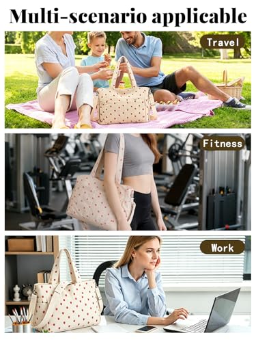 Bolso tote de pana para mujer ligero con cierre y bolsillos miniatura 6