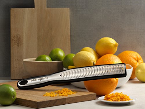 Microplane Elite Series Lemon Zester Tool With Measuring Cup Catcher - Red #TOP2