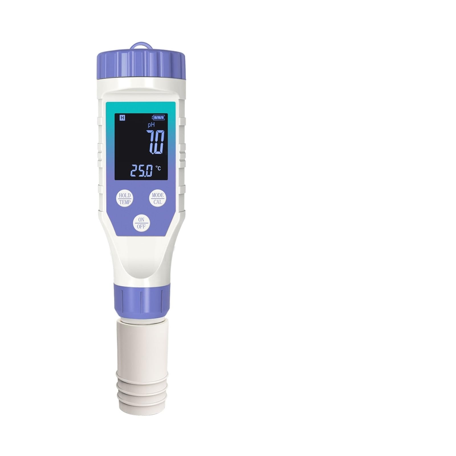 JVDDI PH Meter with Calibration Kit pH/H2/ORP/TDS/EC/SALT/Temp Drinking Water Hydrogen Tester