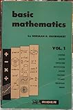 Basic Mathematics, Vol. 1