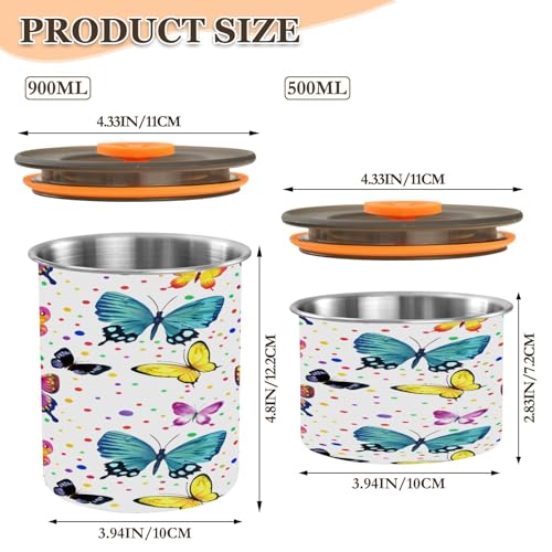 Contenedor hermético para café Qilmy acero inoxidable 17oz miniatura 3