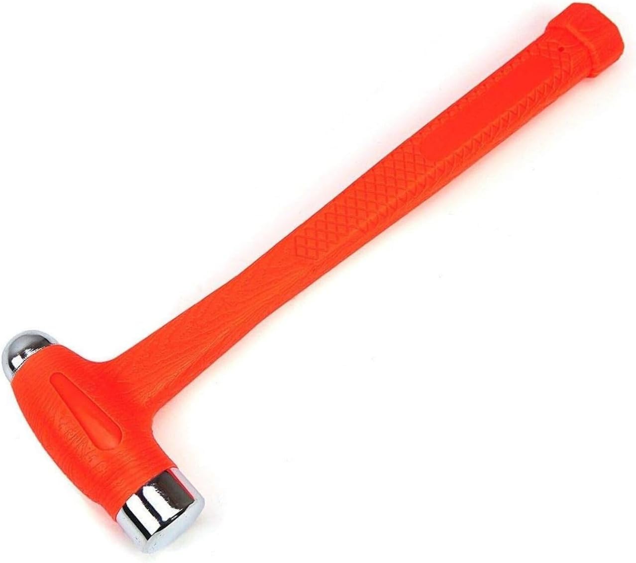 32oz (2lb 4-pieces) Dead Blow Ball Peen Hammer, Dual-Head Flat & Ball Pein Striking Hammer with Non-Slip Handle for Auto Repair, Metal Work