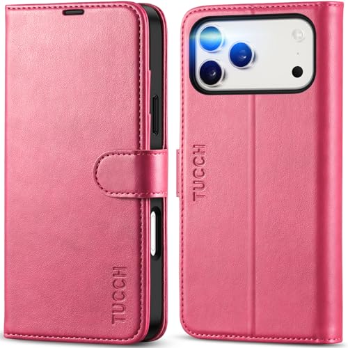 Housse portefeuille iPhone 17 Pro Max idéale pour voyager léger en rose