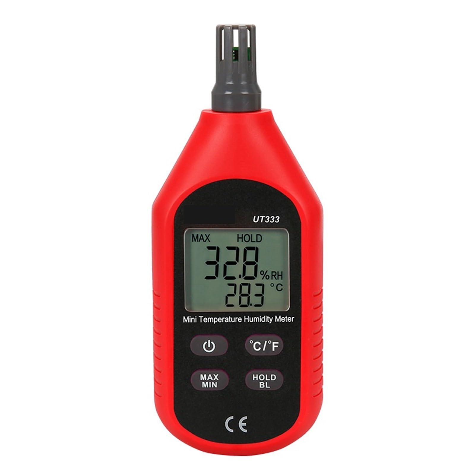 Mini medidor de humedad y temperatura serie UT333 - Termómetro higrómetro con pantalla digital LCD con integración de aplicación Bluetooth