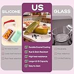 4.6-Quart Oval Dutch Oven for Bread Baking, 2 in 1 Enameled Cast Iron Bread Pan with Lid, Sourdough Bread Dutch Oven for a Crispy Crust, Olive - Image 5