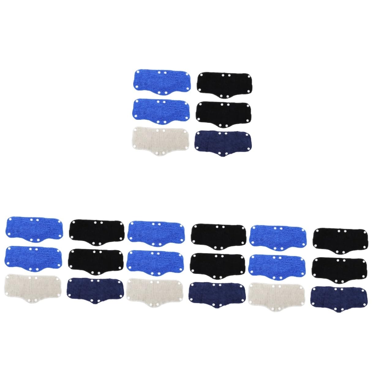 Toddmomy 12 Cascos Absorbentes Deportivos Reutilizables para Mujer Paño Absorbente para El Pelo En Baloncesto Béisbol Yoga Duro Niñas Surtido De Toallas Lavables Bandas para El
