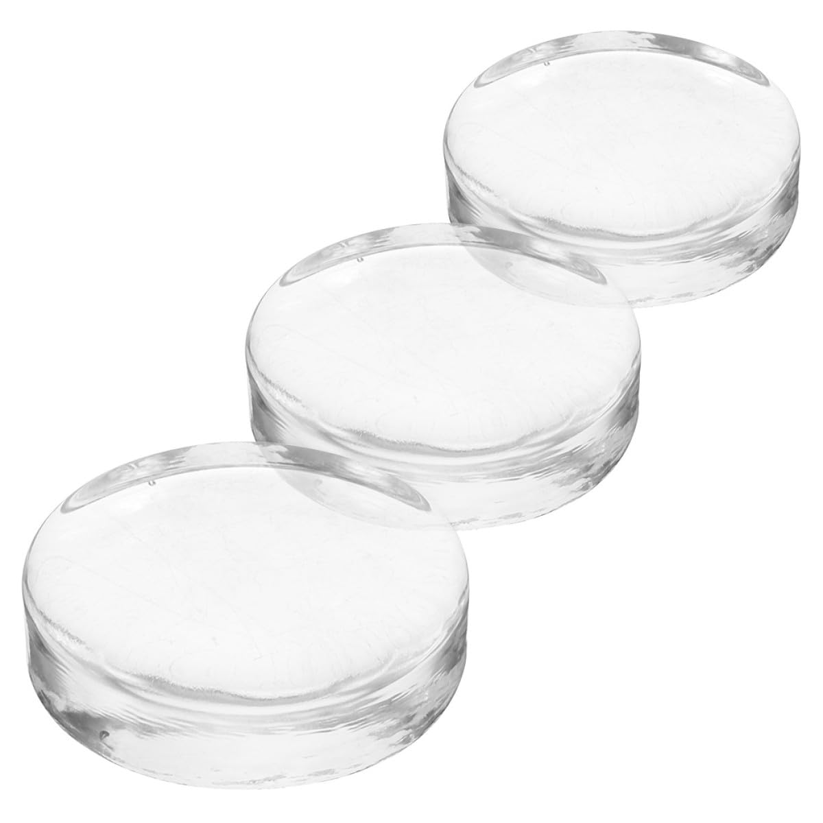Healeved 3 Stück Gärgewichte aus Dickem Glas Transparente Fermentationsgewichte für Weithals Einmachgläser Fermentierzubehör für Kimchi und Sauerkraut Gleichmäßiges Einlegen