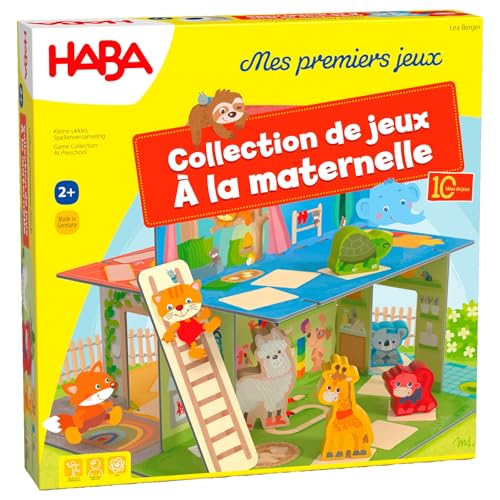 Juegos para el jardín de infantes HABA para evitar el aburrimiento infantil con casa 3D