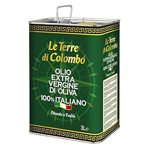 Le Terre di Colombo – 100% Italiaanse eerste olijfolie extra, blik, 3 l