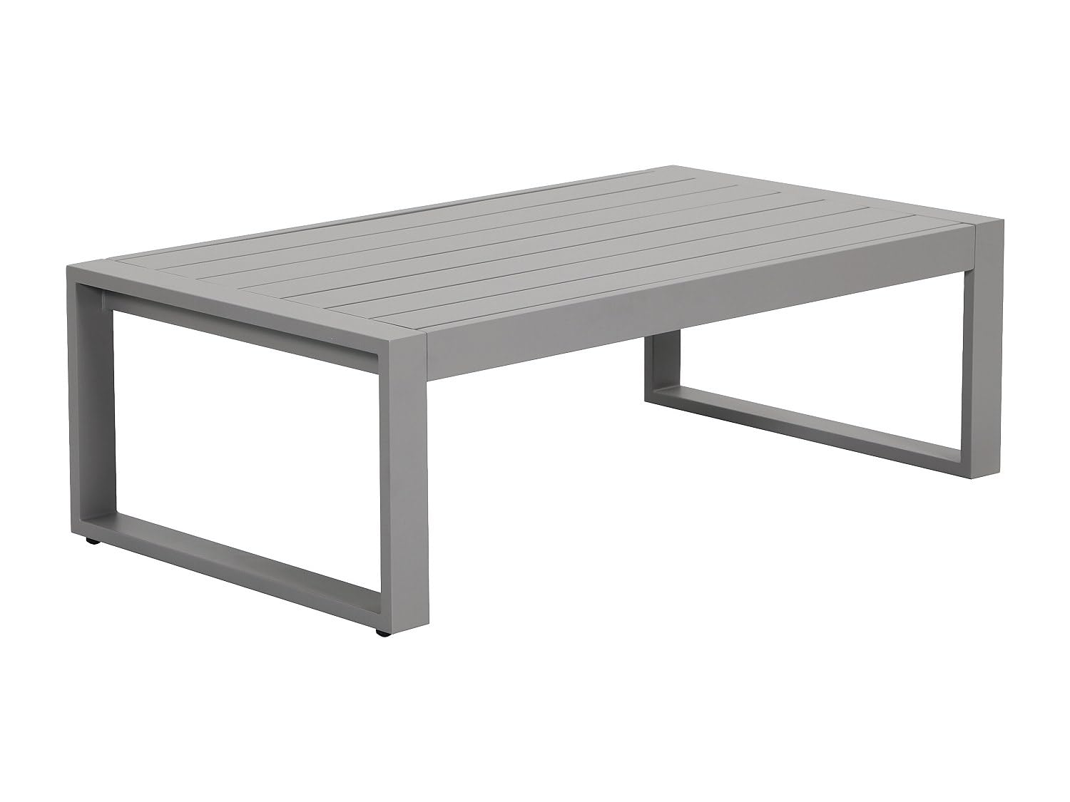 Table Basse de Jardin en Aluminium Taupe Molokai MYLIA