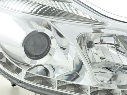 Phares Daylight FK Automotive de type bloc optique avant complet look chrome