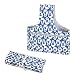 Teamoy 2 Pack Canvas Knitting Tote Bag and Knitting Needles Roll Holder for Yarn, Knitting Needles(14 inches), Supplies and More, Perfect Size for Knitting on The Go(Large, Sheep)