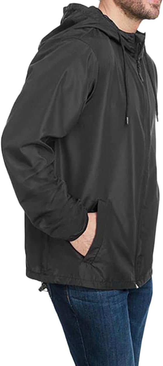 Burnside Lightweight Windbreaker L Black