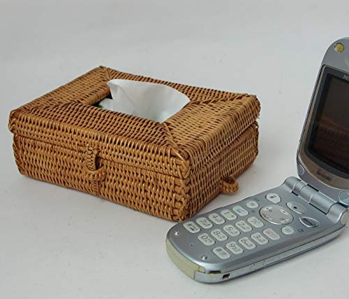 バリ島　アタ 小物・ポケットティッシュ入れ 3個セット Amazon｜バリ島アタのポケット ティッシュボックス蓋付き小物