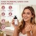 Foot Numbing Spray for High Heels, Cooling Foot Comfort Spray for Women, Helps Ease Foot Fatigue & Discomfort from Wearing Heels, Standing All Day, Work, Weddings, Events & Travel - 2.7 FL OZ