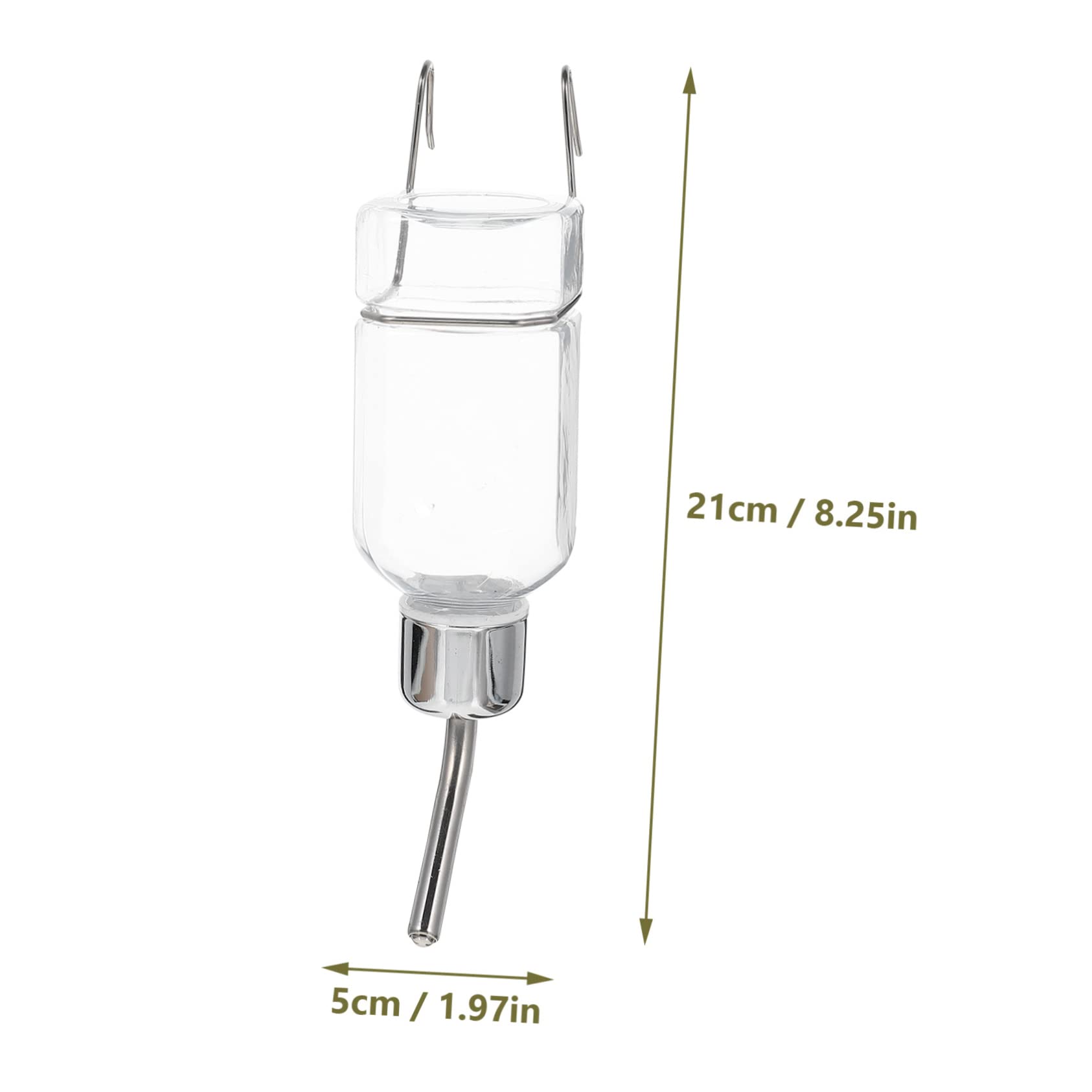 ibasenice Pet Automatic Water Feeder Hanging Dog Water Dispenser for Pets Leak Design Convenient Access to Fresh Water for Cats and Dogs Transparent