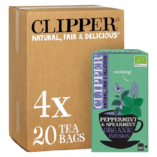 Clipper Organic Peppermint & Spearmint Infusions Fruit Teabags / ...