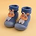 6 Baby Kids Toddler Baby Boys Girls Solid Warm Knit Soft Sole Rubber Shoes Socks Slipper Stocking Dinosaur Shoes for Boys