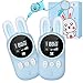 Walkie Talkie Bambini, joylink Walkie Talkie per Bambini 22 Canali Ricetrasmittenti Radio Giocattolo e VoX con Torcia LCD Retroilluminata Walkie Talkie Portata di 3Km (Blu, 2 Pezzi )
