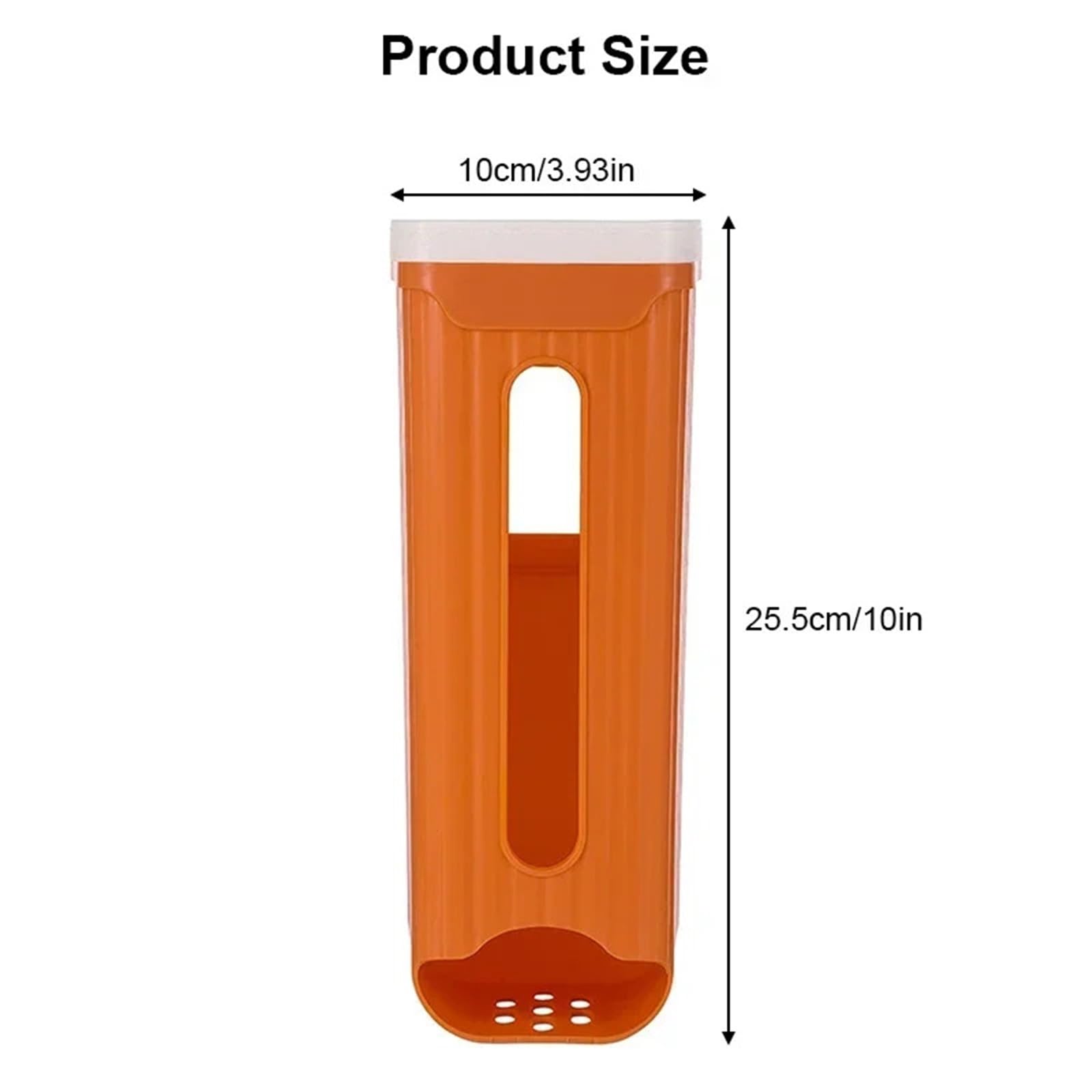 Organizador De Bolsas De Basura Caja de bolsas de basura for el hogar, organizador de cocina, baño, estante de almacenamiento for colgar en la pared, dispensador de bolsas, caja de almacenamiento, 2 u