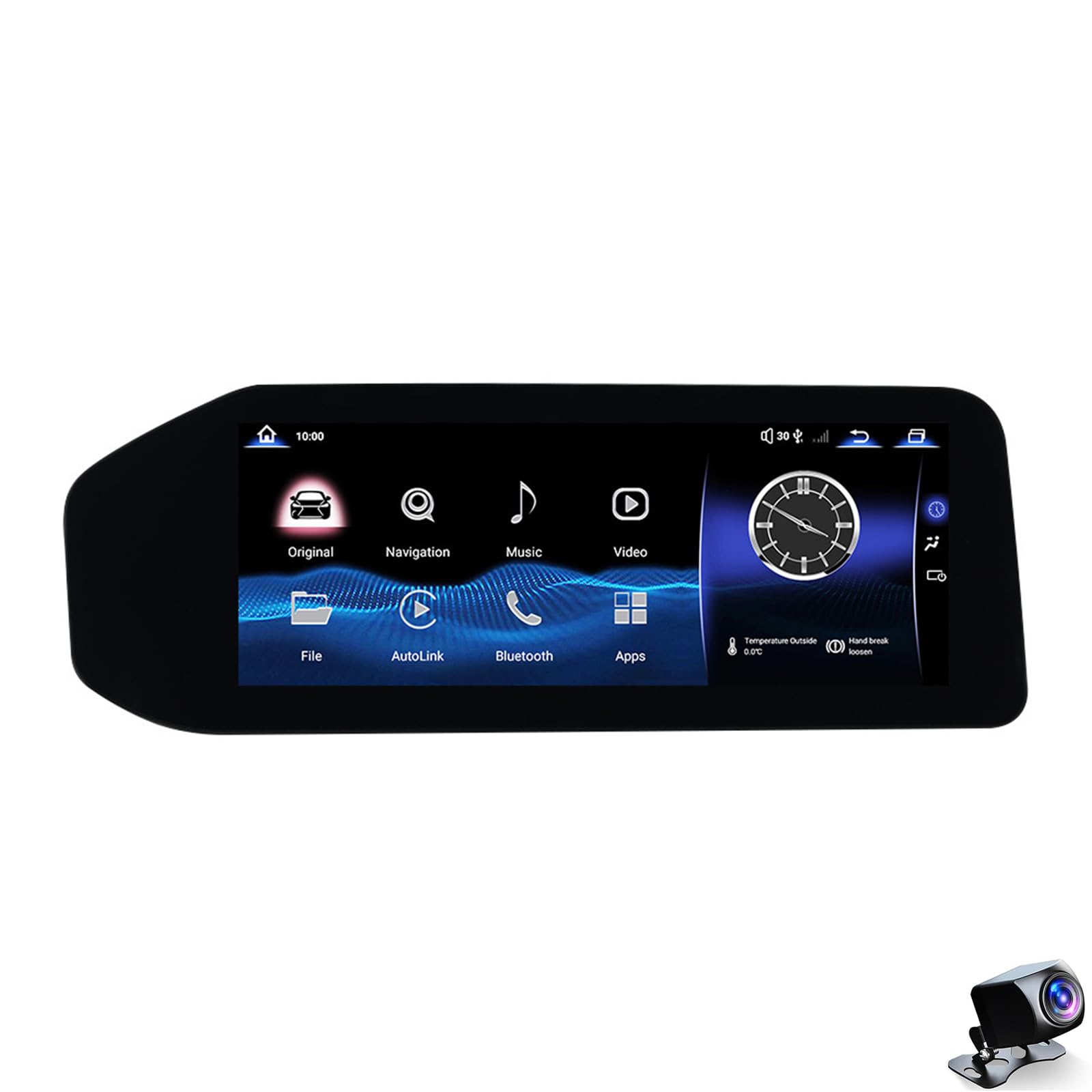LiteGauge for LEXUS ES 2013-2018 Radio Upgrade Android Car Stereo Replacement 12.5" Touch Screen Wireless carplay Android Auto Bluetooth GPS Navigation WiFi(Size:8CORE 8+256G,Color:B)