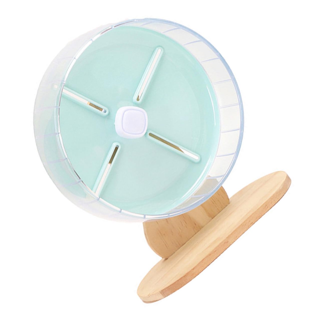 FRCOLOR Rueda para hámster de 20 cm de diámetro, Rueda silenciosa para Mascotas, Base Estable, Juguete de Actividad de Color para Mascotas