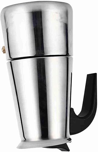 Bialetti - Máquina de café expreso, 3.4 fl oz, 6.8 fl oz, 10.1 fl oz, 15.2 fl oz, acero inoxidable, máquina de café, estufa, uso en casa y oficina
