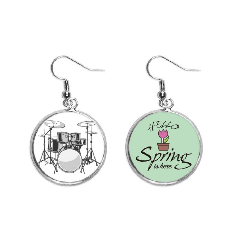Pendientes de primavera con tambor musical: adiós a los accesorios aburridos 5