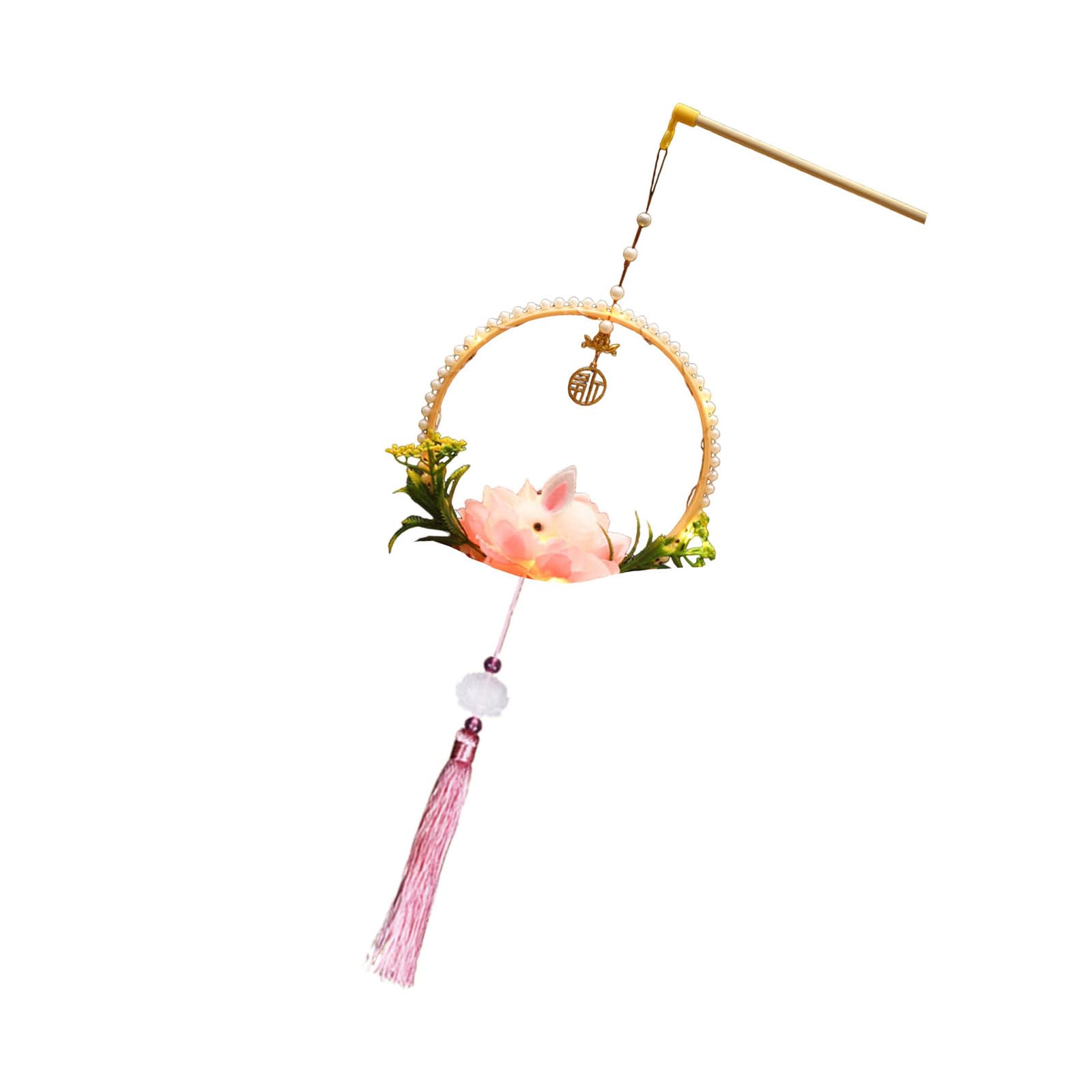 Elnwnnkc Of 5 Traditional Chinese Revolving Lamps Easy Assembly Rabbits Lamp Festival Parties Decoration for Women Kids Festives Decoration