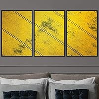 3 Piece Framed Canvas Wall Art Abstract Colorful Cool Geometric Canvas Prints Home Artwork Decoration for Living Room,Bedroom - 16