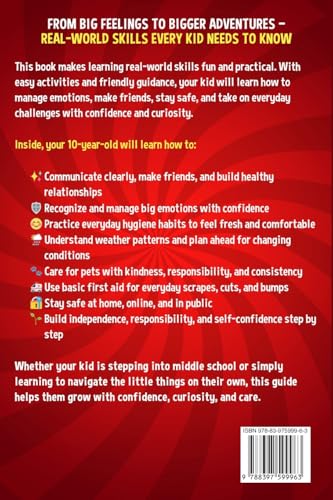 Essential Life Skills for Every 10-Year-Old: How to Master Emotions, Be Safe, Crush Your Goals and Other Cool Superpowers for Tween Boys and Girls (Life Skills for Kids They Don’t Teach in School) image 4