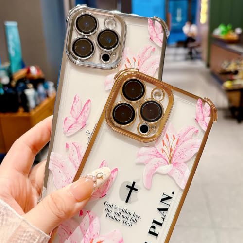Coque iPhone 15 Pro transparente chrétienne : finis les chocs et les rayures
