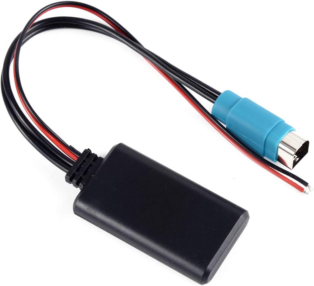 beler 3 Pin Bluetooth Adapter AUX Audio Cable Fit for Alpine KCE-237B CDE-101 CDE-102 INA-W900 CDA-105