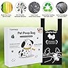 Topfree Poo Bags - 300 Extra Thick, Super Strong, 100% Biodegradable Dog Waste Bags with Easy-tie Handles, Leak-proof #2