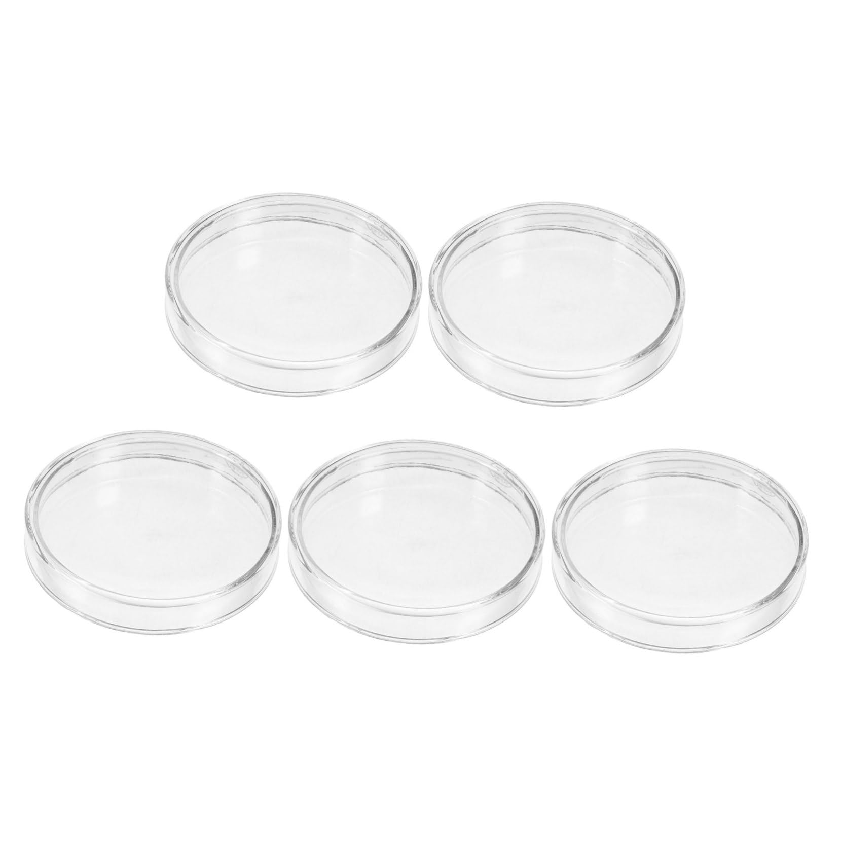 5 Piastre Di Petri Da Laboratorio Piastre Di Petri Per Piante Esperimenti Coperchi